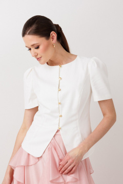 Жакет ERTANNO 1014 молочный - фото 1