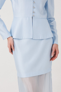 Юбка ERTANNO 1023 голубой - фото 2