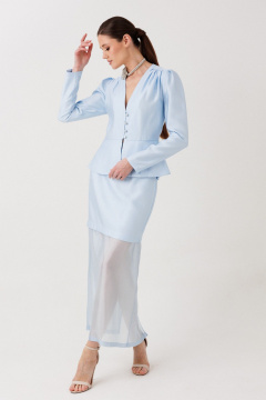 Юбка ERTANNO 1023 голубой - фото 1