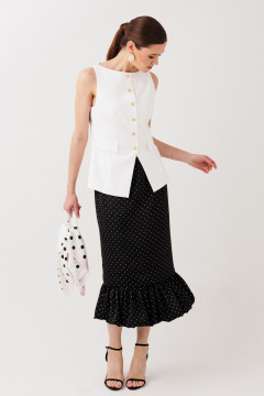 Юбка ERTANNO 1025 черный - фото 5