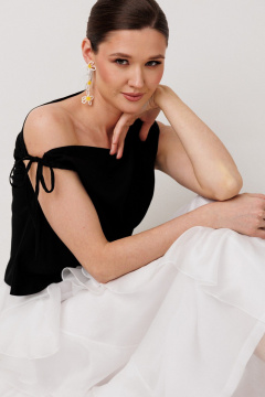 Блуза ERTANNO 1026 черный - фото 3