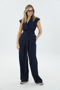 Брюки, жилет LM К126048 синяя_полоска - фото 3