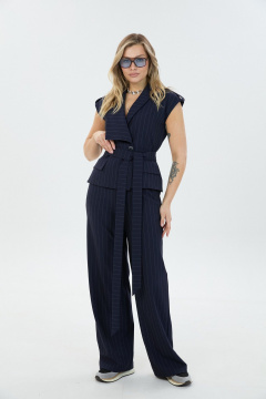 Брюки, жилет LM К126048 синяя_полоска - фото 2