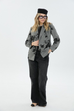 Жакет LM М66 флок_цветы - фото 3