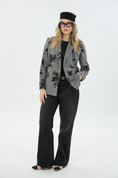 Жакет LM М66 флок_цветы - фото 2