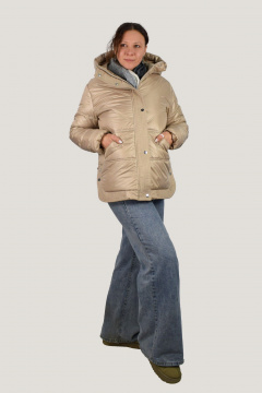 Куртка Нить 130-25 бежевый - фото 2