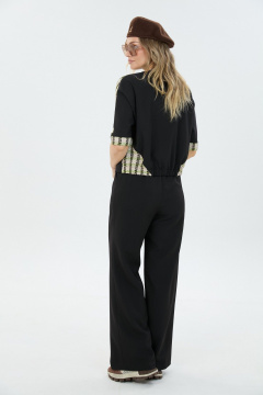 Брюки, джемпер LM К8248 черно-зеленый - фото 5