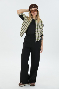 Брюки, джемпер LM К8248 черно-зеленый - фото 3