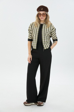 Брюки, джемпер LM К8248 черно-зеленый - фото 1