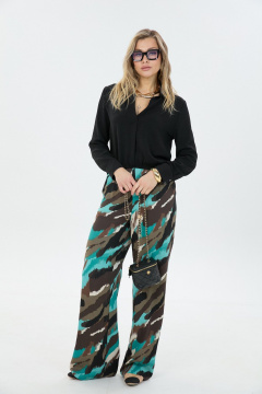 Блуза, брюки LM К187048 черный - фото 3