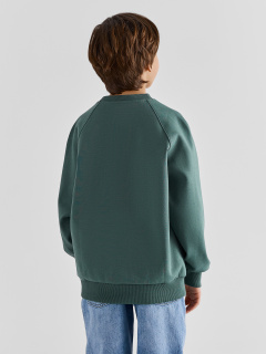 Свитшот Mark Formelle 123500/25-39727П-2 темная_зелень_печать_1_сл_на_пол_1сл_на_пол - фото 2