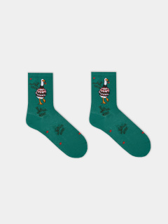 Носки Mark Formelle 273K-3431/25273K-1 я.малахит_рис.3431 - фото 1