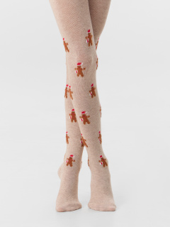 Колготки Mark Formelle 700K-3447/B1-25700K-1 бежевый_меланж_рис.3447 - фото 2