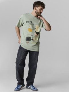 Футболка Mark Formelle 111875/25-5638П-0 канарский_зеленый_печать_1_сл_на_пол_1сл_на_спинке_1 - фото 1