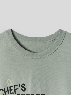 Футболка Mark Formelle 111875/25-5638П-0 канарский_зеленый_печать_1_сл_на_пол_1сл_на_спинке_1 - фото 2