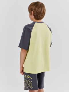 Футболка Mark Formelle 113465/25-40306П-0 лаймовый_сорбет_печать_3_сл_на_пол - фото 2