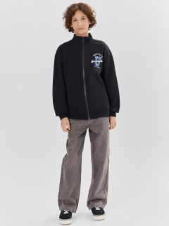 Толстовка Mark Formelle 123448/25Е-42087П-7 черный_печать_2_сл_на_ЛВ_дет_пер - фото 1