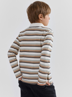 Майка Mark Formelle 123493/25-39383П-0 бежевая_полоска_на_св.молочном - фото 2