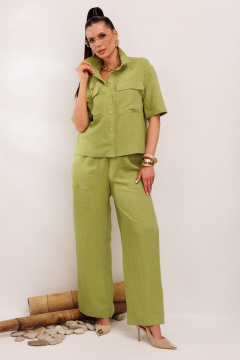 Брюки, жакет Galean Style 982.1 салатовый - фото 1