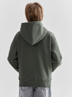 Толстовка Mark Formelle 363332/1/25Е-42069П-7П т.хаки_печать1_2_сл_на_ЛВ_рук_2сл_на_ПР_рук - фото 2