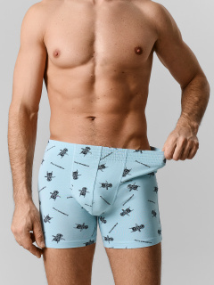 Трусы Mark Formelle 411143/25-5269П-5 доберманы_на_серо_бирюзовом - фото 3