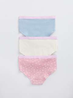 Трусы Mark Formelle 417738-3/25-10-39544П-1 молочный_печать1_1_сл_1тр_на_дет_пер_1_сл_3тр_ - фото 1