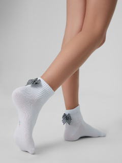 Носки Mark Formelle 452K-3546/B3-26452K белый_рис.3546 - фото 2