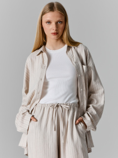 Рубашка Mark Formelle 502985-1/25-39990ПП-9 полоска_на_бежевом - фото 5