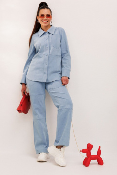 Брюки, жакет Galean Style 1001 голубой - фото 2