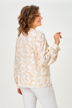 Блуза Svetlana-Style 2304 бежевые_листики - фото 2