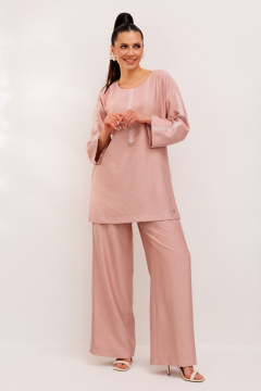 Блуза, брюки Galean Style 1005 розовый - фото 5