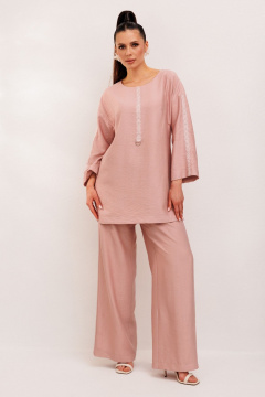 Блуза, брюки Galean Style 1005 розовый - фото 4