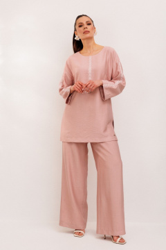 Блуза, брюки Galean Style 1005 розовый - фото 3