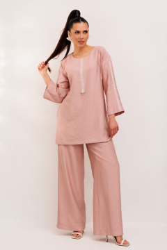 Блуза, брюки Galean Style 1005 розовый - фото 1