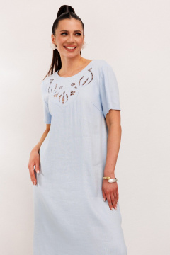 Платье Galean Style 1011 голубой - фото 4