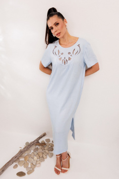 Платье Galean Style 1011 голубой - фото 2