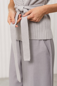 Жакет Romgil РВ0409-ХЛ2 светло-серый - фото 4