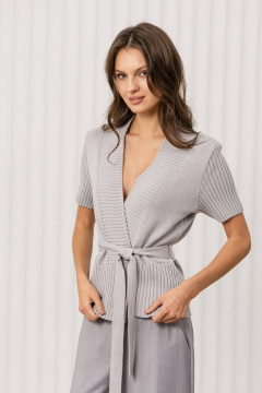 Жакет Romgil РВ0409-ХЛ2 светло-серый - фото 1