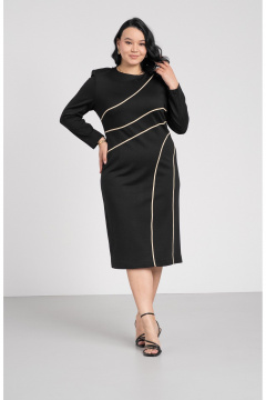 Платье FASHION CENTRE В-4216 черный - фото 2