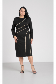 Платье FASHION CENTRE В-4216 черный - фото 1