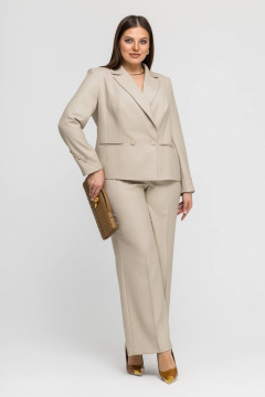 Брюки, жакет Gold Style 2749 бежевый - фото 3