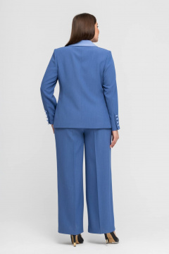 Брюки, жакет Gold Style 2761 джинс,небесно-голубой - фото 3