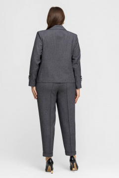 Брюки, жакет Gold Style 2763 черный,белый - фото 2