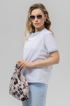 Майка Romgil РП0131-ХЛ4 белый, нежно-голубой - фото 4