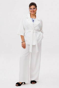 Брюки, жакет, топ Anelli 1672 облачное небо - фото 1