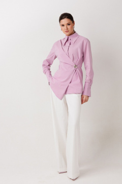 Брюки ERTANNO 1013 молочный - фото 5