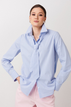 Рубашка, галстук ERTANNO 1019 голубой - фото 1