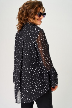 Блуза EVA GRANT 7221С мелкий_горох - фото 2