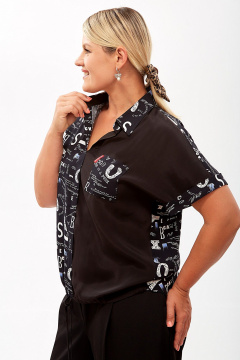 Блуза Таир-Гранд 62445 черный_дизайн_2 - фото 3