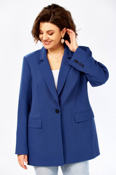 Жакет Ольга Стиль С-986 синий - фото 1